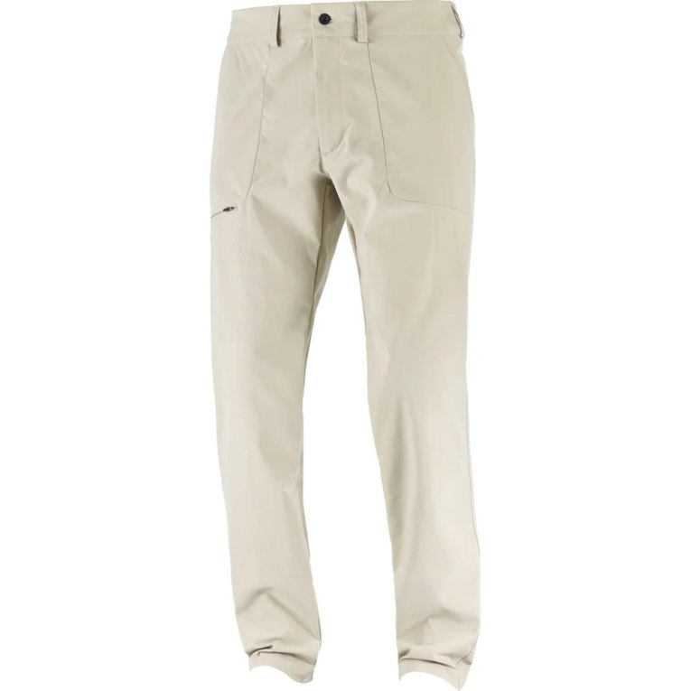 Beige Salomon Wayfarer City Men's Sport Pants | IE BM7093